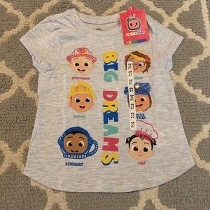 NWT girls 3t cocomelon shirt